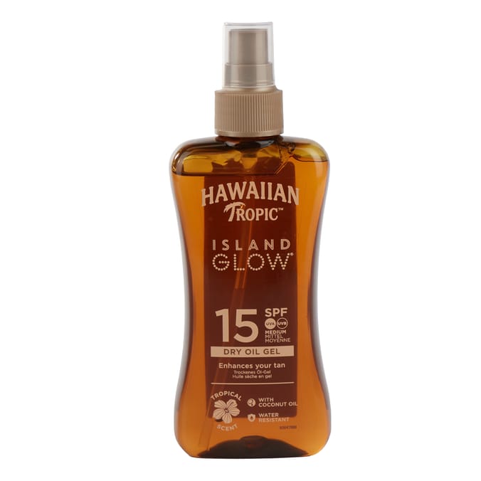 Hawaiian Tropic Dry Oil Gel 200ml SPF15