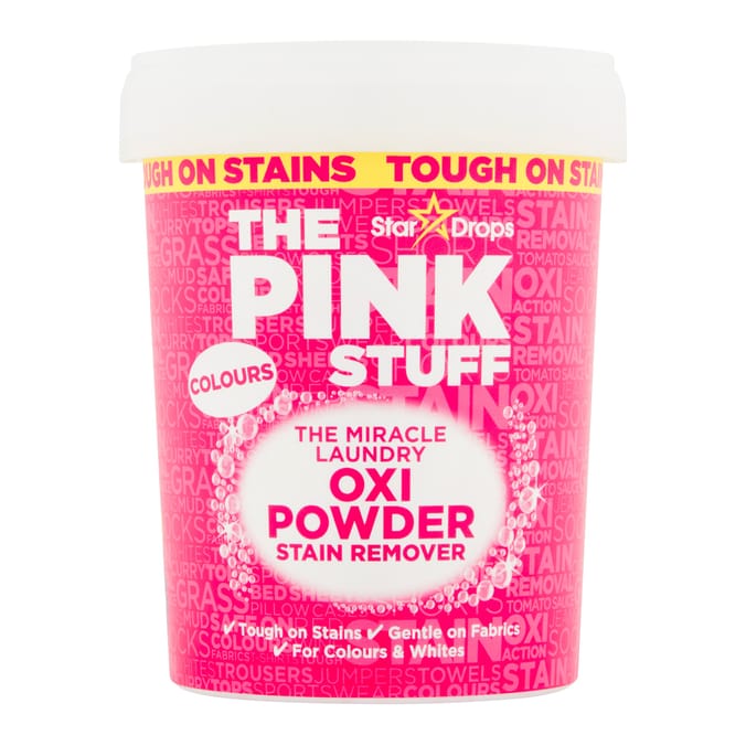 Star Drops The Pink Stuff The Miracle Laundry Oxi Powder Stain Remover Colours 1kg