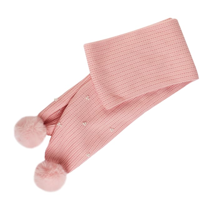 Originals Winter Kids Pearl & Pom Scarf