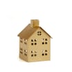 Winter Luxe LED Gold Metal House Decoration