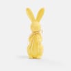 Hoppy Easter Flocked Rabbit 12"