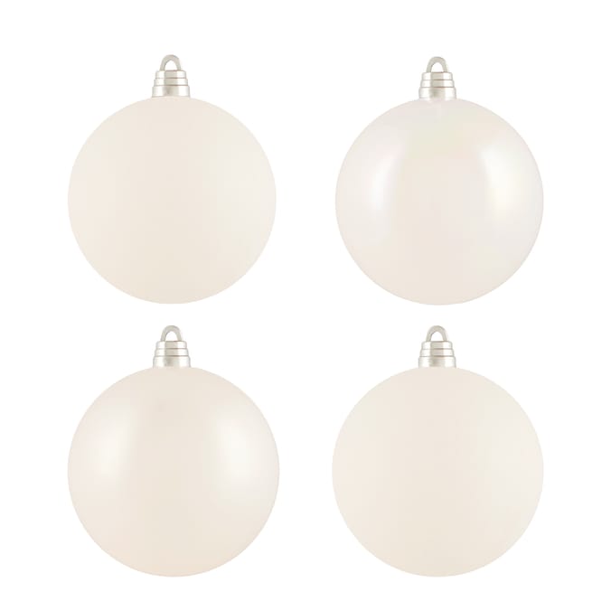 Festive Feeling 15cm Christmas Bauble 4 Pack
