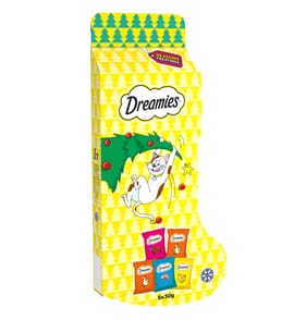 Dreamies Adult Cat Christmas Stocking