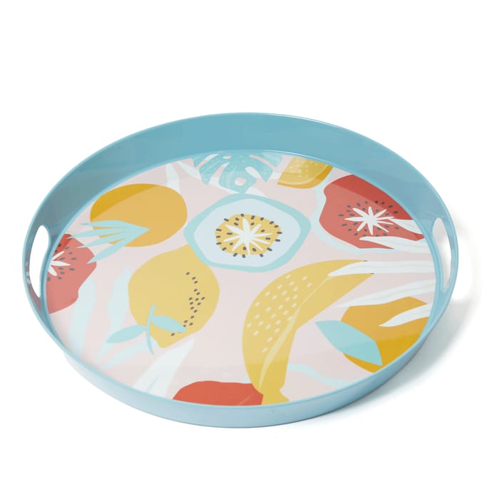 The Outdoor Living Collection Melamine Summer Serving Tray - Pink