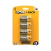 JCB: Super Alkaline D Batteries 4 Pack
