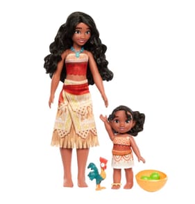Disney Moana 2 Moana & Simea Sister Set With 2 Fashion Dolls & 3 Accessories