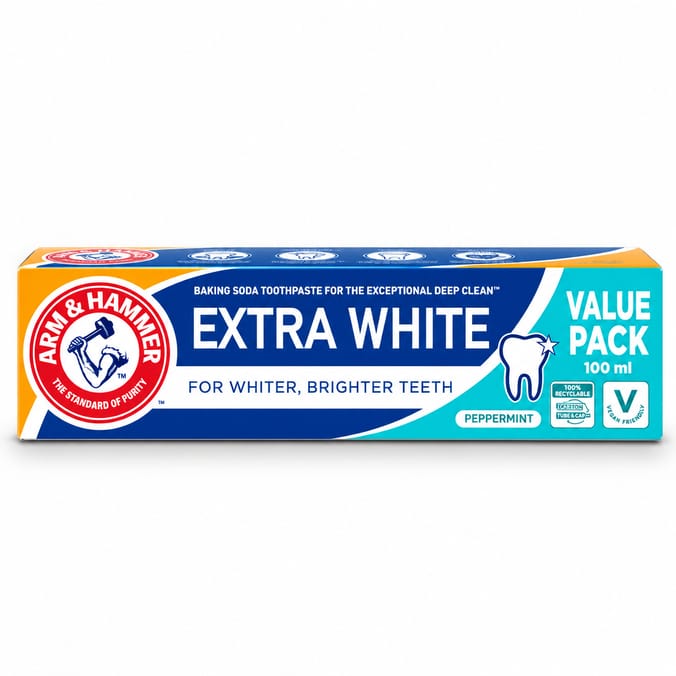 Arm & Hammer Extra White Peppermint Toothpaste 100ml