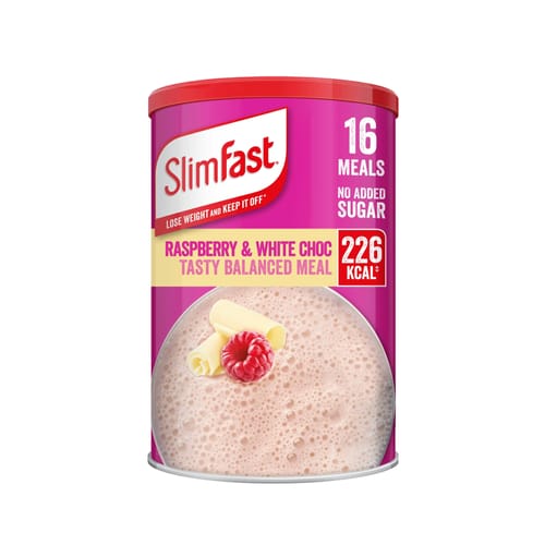 SlimFast Meal Shake 584g - Raspberry & White Choc | Home Bargains