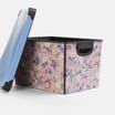 Floral Print Storage Box 17L - Lilac