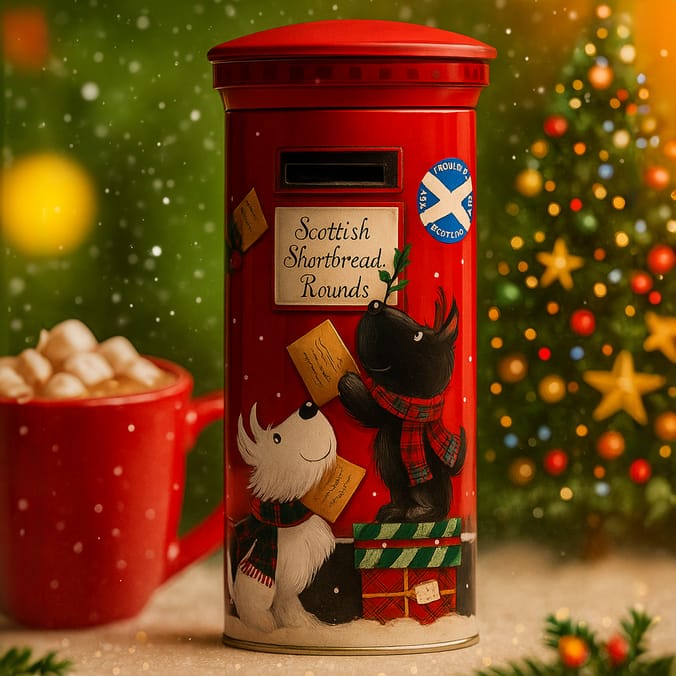 Post Box Biscuit Tin