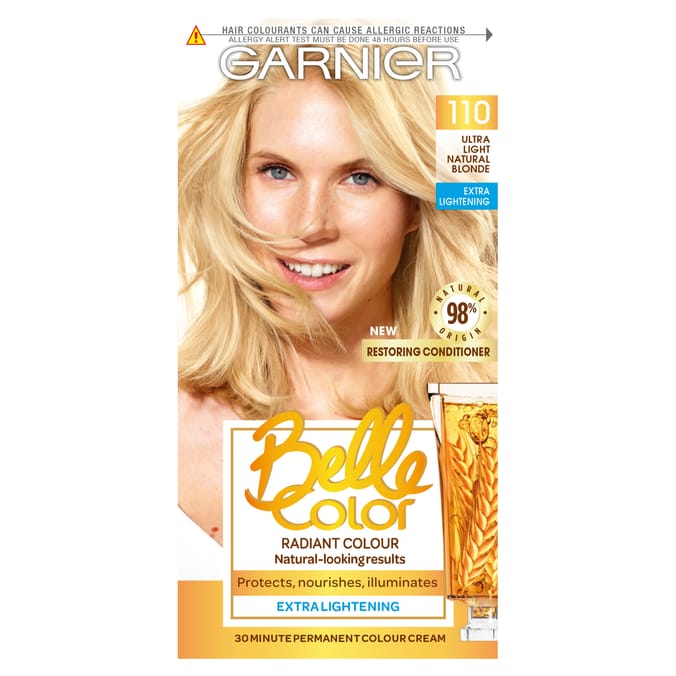 Garnier Belle Color Permanent Hair Dye - 110 Ultra Light Natural Blonde