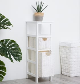 Bathroom 2 Drawer Storage Unit
