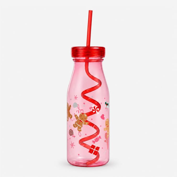 Sleigh Bells Swirly Straw Tumbler