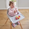 Liberty House Toys Kids High Chair – Grey and Beechwood