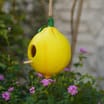  Jardin Polyresin Fruit Bird House - Lemon