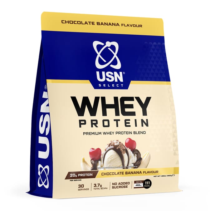 USN Select Whey Protein Chocolate Banana 900g