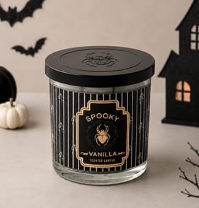Scents of Salem Halloween Scented Candle 350g - Spooky Vanilla
