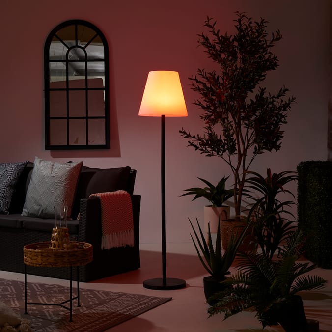 The Outdoor Living Collection Colour Changing Solar Floor Lamp