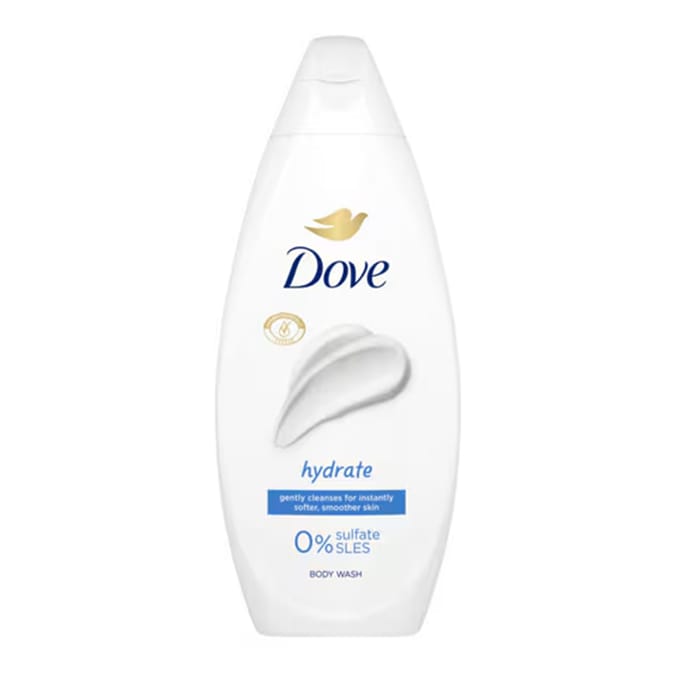 Dove Hydrate Body Wash Shower Gel 225ml