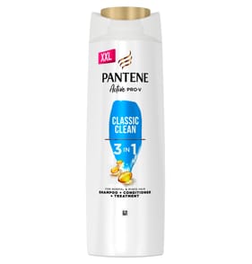 Pantene Active Pro-V Classic Clean 3 In 1 Shampoo 600ml