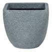 Strata Square Top Round Base Planter - Small