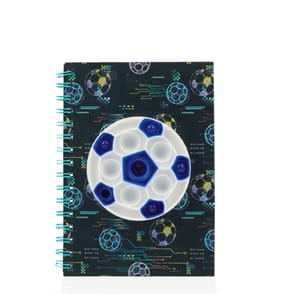 Scribble Pop A5 Fidget Football Notebook