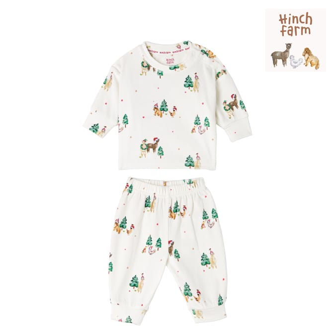 Hinch Farm Christmas Baby Pyjama Set