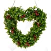 Home Collections Holly Heart Wreath Plaque