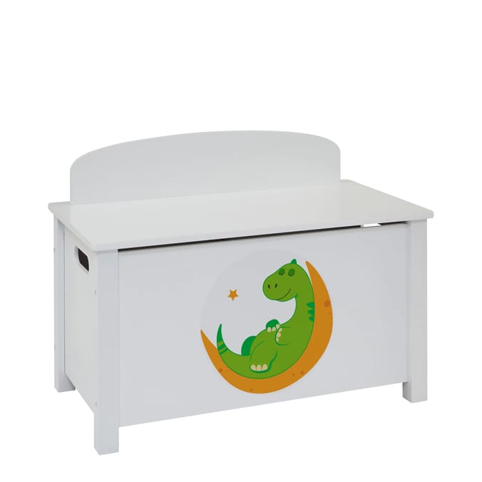 Liberty House Toys Kid’s Wooden Dinosaur Toy Box