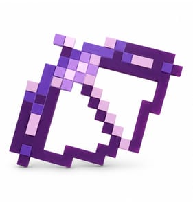 Minecraft Costume Accessories - Enchanted Bow & Arrow