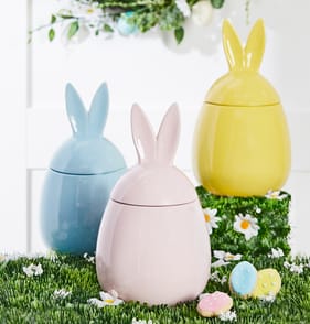 Spring Time Bunny Jar