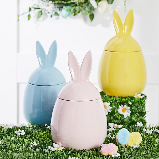 Spring Time Bunny Jar