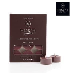 Hinch Home Scented Tealights 12 Pack - Velvet Hour