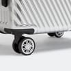 Salisburys Hard Shell Suitcase - Silver