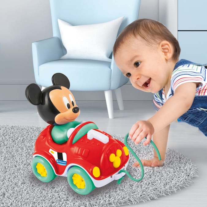 Clementoni Baby Mickey Pull Along Car