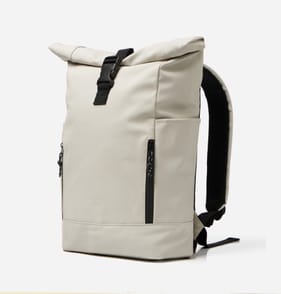  Salisburys PU Leather Rucksack - Cream