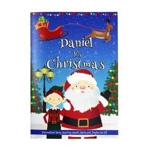 Personalised Boys "It's Christmas" Story Book
