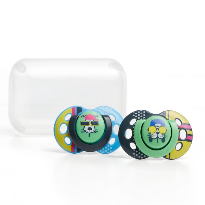 Tommee Tippee Fun Soother 2 Pack 18-36m Patterned - Dogs