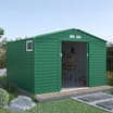 StoreMore Lotus Hypnos Apex Metal Shed 11x10.5ft - Green