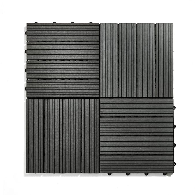 Jardin Composite Decking Tiles 4 Pack
