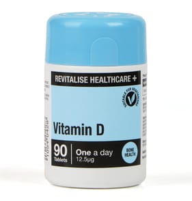 Revitalise Healthcare + Vitamin D Tablets 90s