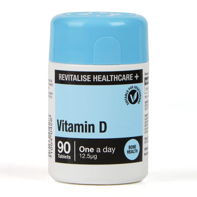 Revitalise Healthcare + Vitamin D Tablets 90s