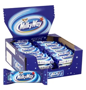 Milky Way Milk Chocolate Bar 21.5g x 56