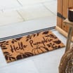 Hinch Home Flocked Coir Door Mat