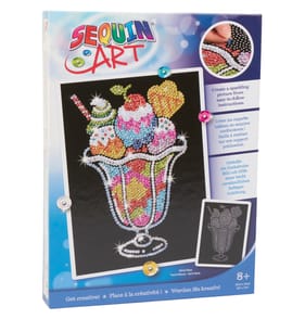 Sequin Art - Ice Cream Sundae