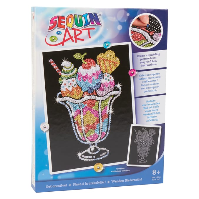Sequin Art - Ice Cream Sundae