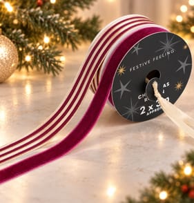 Festive Feeling 3M Double Ribbon - Plum