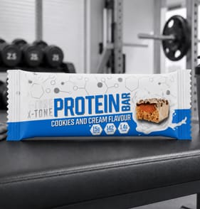 X-Tone Protein Bar 45g - Cookies & Cream x16