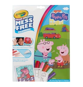 Crayola Colour Wonder Mess Free Colouring Peppa Pig
