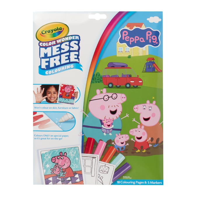 Crayola Colour Wonder Mess Free Colouring Peppa Pig